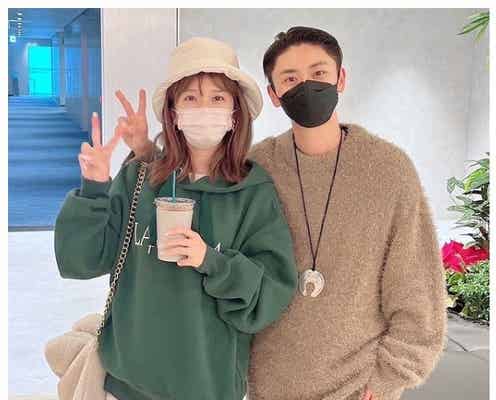 AAA與真司郎“すっぴん”宇野実彩子と偶然遭遇「ハグしたよね」