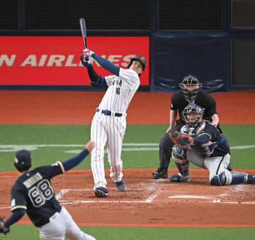 大谷翔平 第3打席は150キロ直球に詰まらされて左飛 3打数ノーヒットで快音響かず