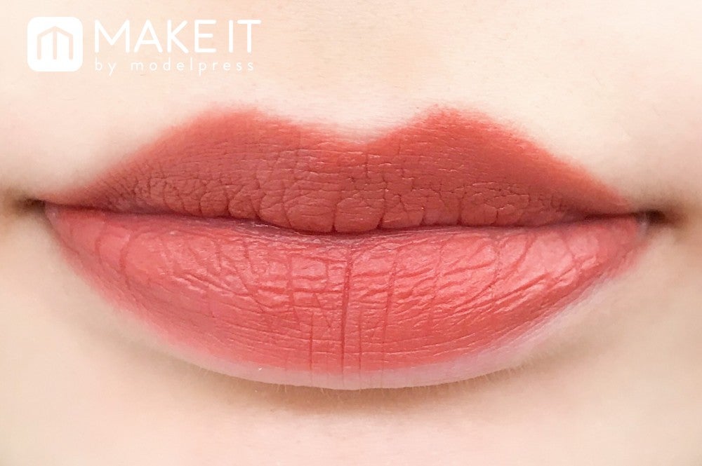 Too Faced／ジューシー マット ロングウェア リップスティック／ガットピーチ？ 使用 (C)メイクイット