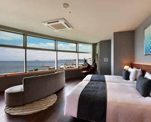 「葉山うみのホテル」温泉付新ホテルが開業、海を感じる洗練デザイン