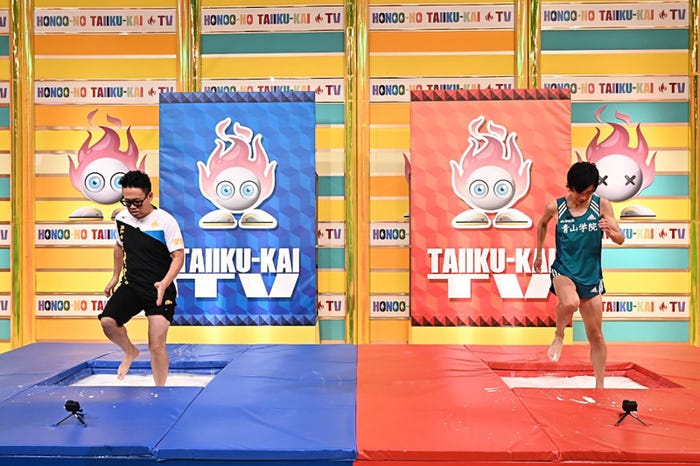 宮川大輔、青山学院大学陸上競技部員 (C)TBS