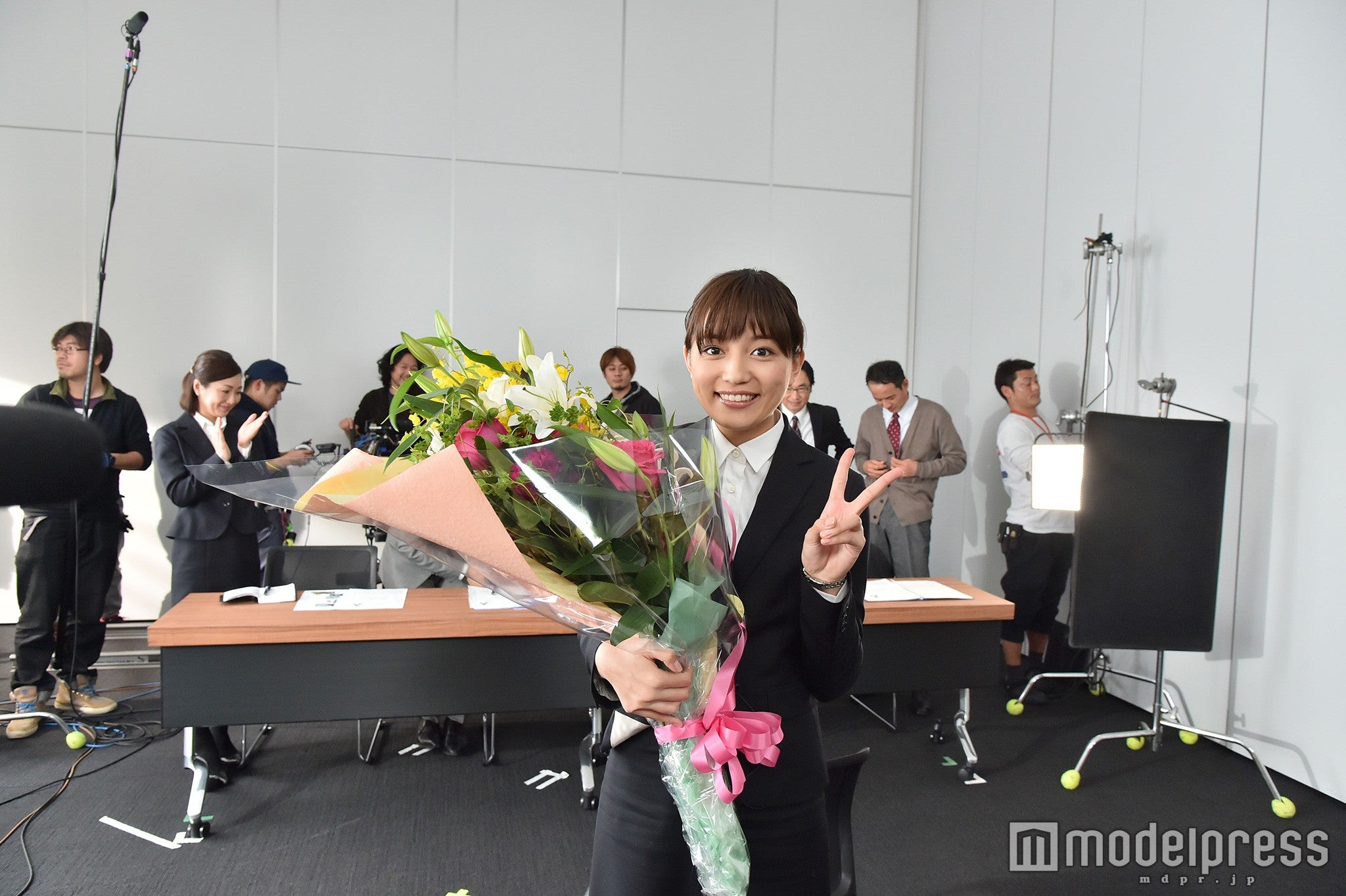 川口春奈／メイキング風景