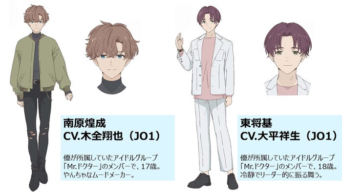 南原煌成/CV.木全翔也、東将基/CV.大平祥生(C)Fanfare Anime Project