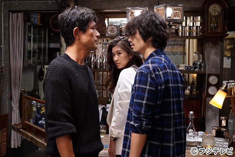 江口洋介、篠原涼子、斎藤工「オトナ女子」第3話・場面カット／画像提供：フジテレビ