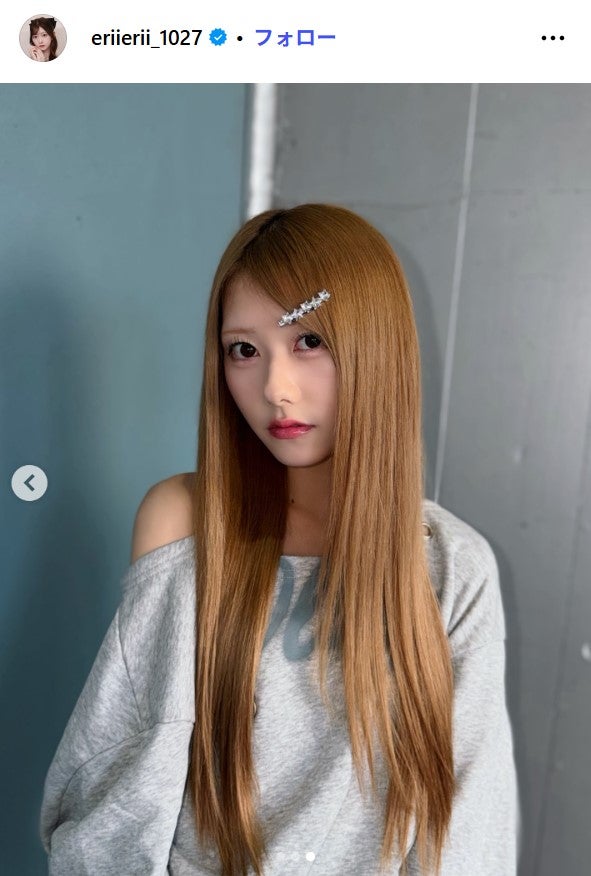 千葉恵里Instagramより