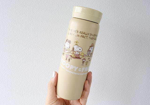 ムック本　ムック　付録　人気　おすすめ　オススメ　宝島社　宝島　レビュー　便利　優秀　当たり　最高　2023　スヌーピー　真空断熱ステンレスボトル　ステンレスボトル　コンパクト