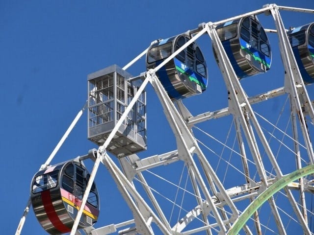 牢屋のようなゴンドラ。ひと目でわかります