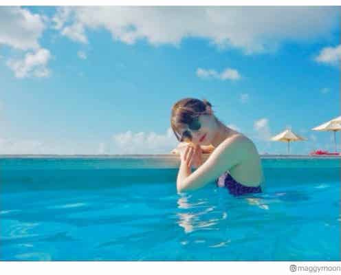 マギー、イケメン弟とバカンス SEXY水着姿にも反響