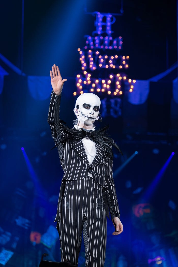 ジャック(ナイトメアー・ビフォア・クリスマス)に扮したリョウガ/写真:深野輝美(提供画像)