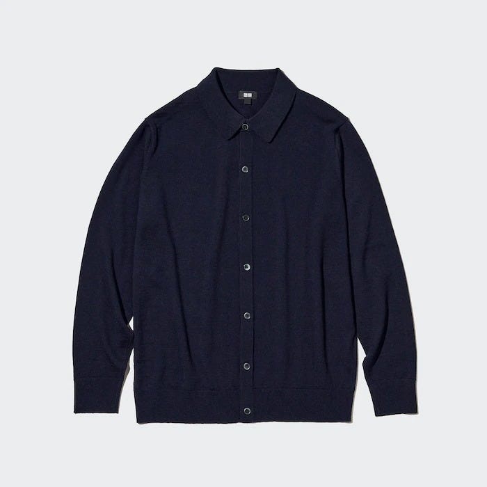 ユニクロ メンズ トップス 2023冬 ユニクロ uniqlo レディース おすすめ オススメ コスパ 2023 メンズ トップス 冬 エクストラファインメリノシャツカーディガン カーディガン