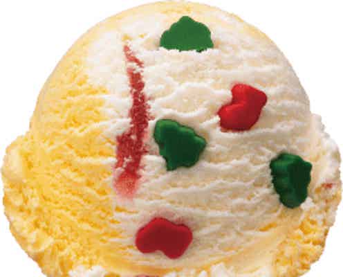 サーティワン「ウィンターショートケーキ」クリスマス色のツリー&靴下がアクセント