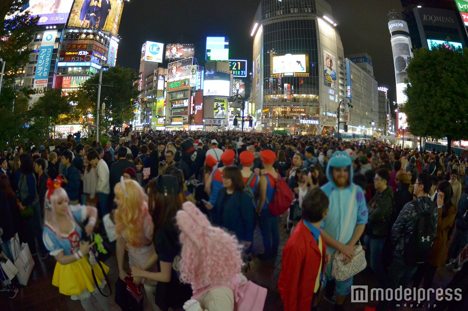 ＜ハロウィン＞渋谷大パニック （C）モデルプレス