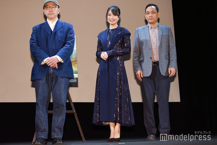 日向寺太郎監督、北原里英、田原氏(C)モデルプレス
