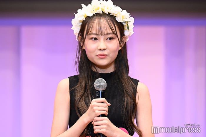 渡辺怜亜さん「2023ミス・ティーン・ジャパン」の様子 (C)モデルプレス