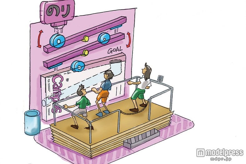 キャンパスチャレンジ／のり付けをイメージしたバランスゲーム