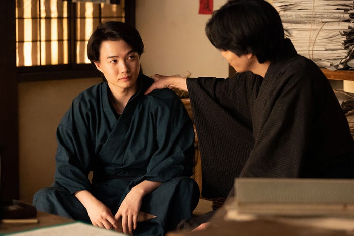 神木隆之介、志尊淳「らんまん」第111話(C)NHK