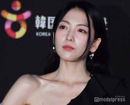 KARA知英、ミニ丈衣装で美ボディ披露「綺麗な腹筋」「スタイル抜群」の声