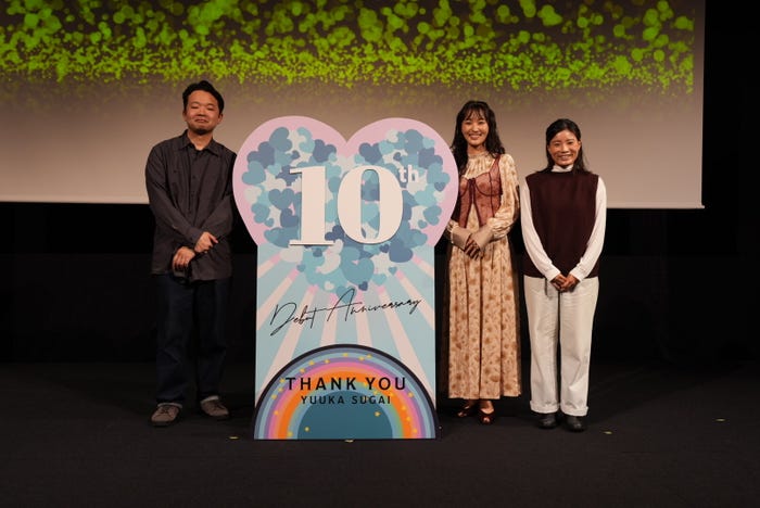 松尾巧監督、菅井友香、孫明雅監督(C)TopCoat