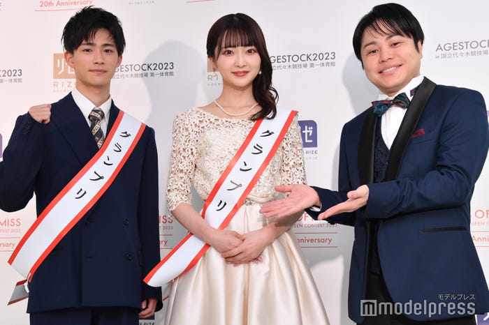 佐々木崇仁さん、宮本李菜さん、井上裕介 (C)モデルプレス