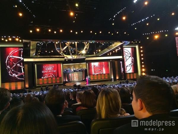 第66回エミー賞授賞式会場／米国現地時間25日NOKIAシアター（ロサンゼルス）にて撮影／【モデルプレス】