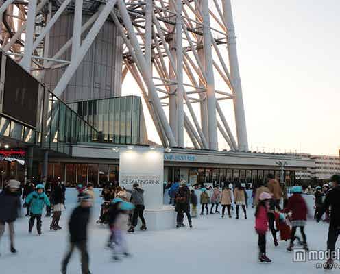 東京スカイツリーを見上げて滑るスケートリンクがオープン