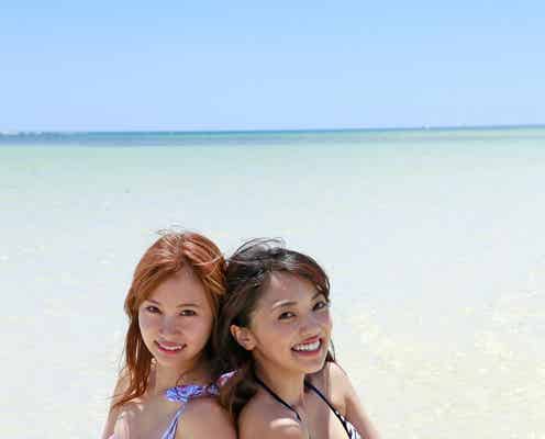 永尾まりや×橘希、ビキニ美ボディでグラビア対決