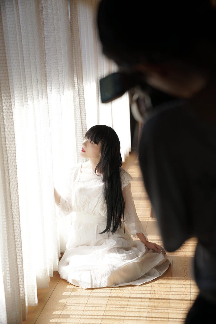 小島藤子/「PASHASTYLEvol.3」オフショット(提供画像)