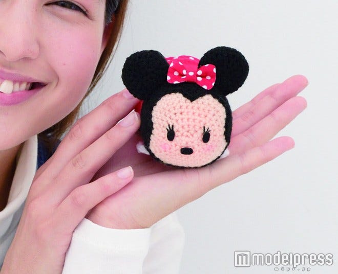 ミニーツムの編みぐるみ(C)Disney