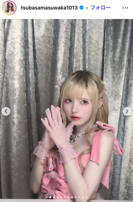 益若つばさInstagramより