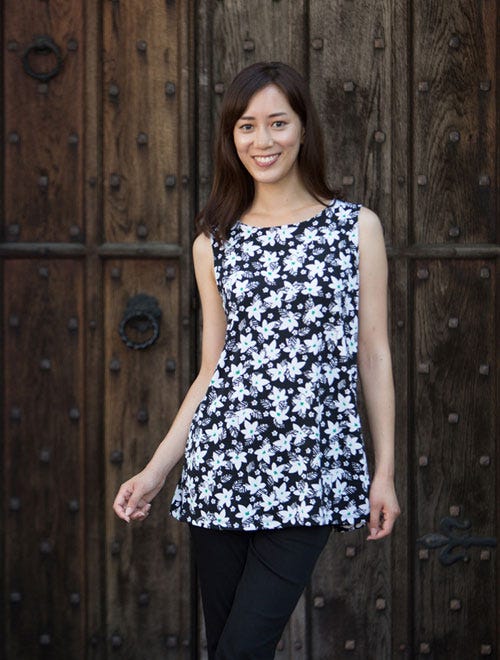 マットジャージフラワープリントチュニック「TALBOTS」7,560円(税込)/画像提供:TALBOTS