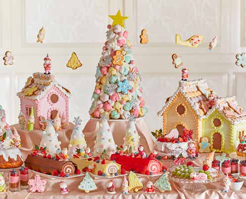 パステル調のケーキやクッキー約20種「クリスマススイーツブッフェ」舞浜で開催