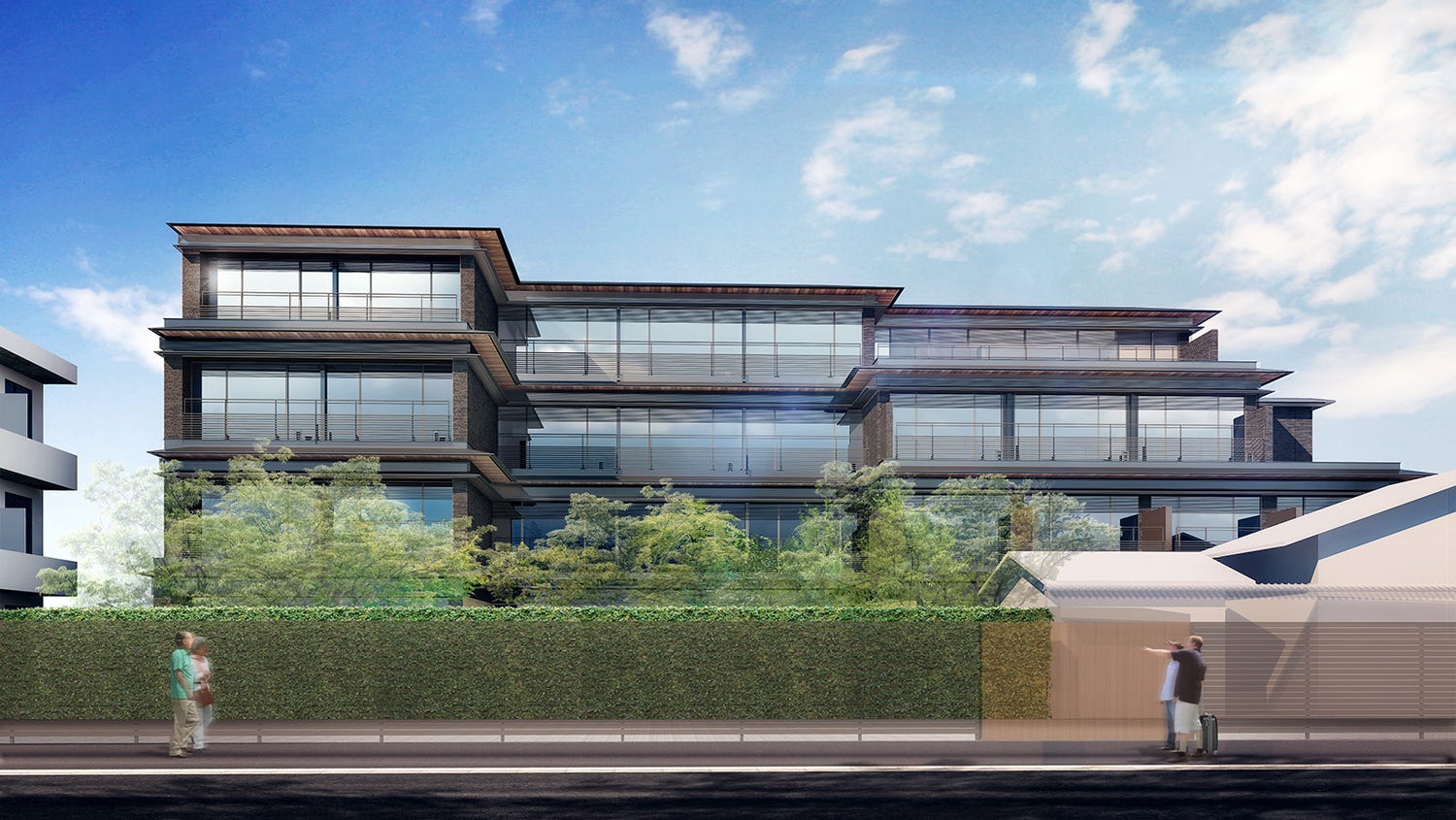 「京都悠洛ホテル二条城別邸 Mギャラリー」開業へ、高層客室から二条城を一望