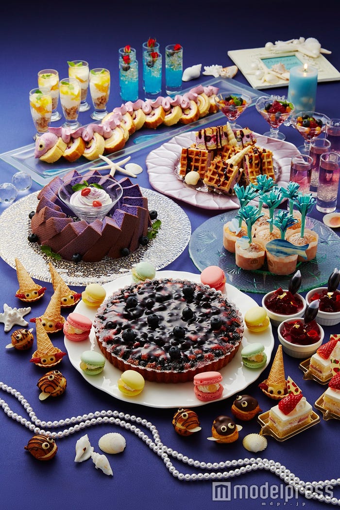 プリンセスマーメイドと楽しむスイーツブッフェ
