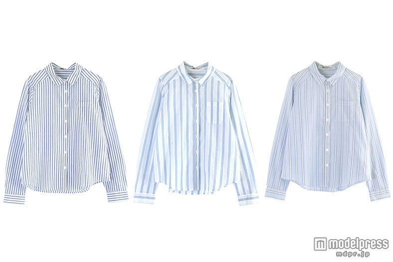 レジメンタルストライプシャツ「titivate」2,419円（税込）