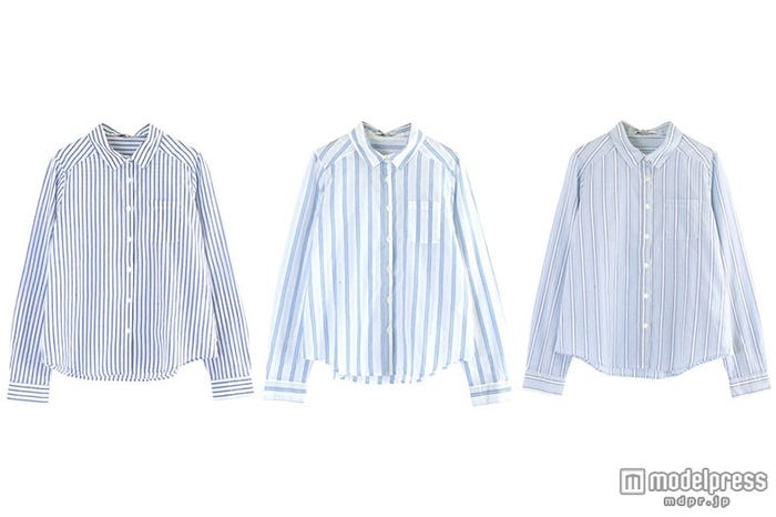 レジメンタルストライプシャツ「titivate」2,419円(税込)