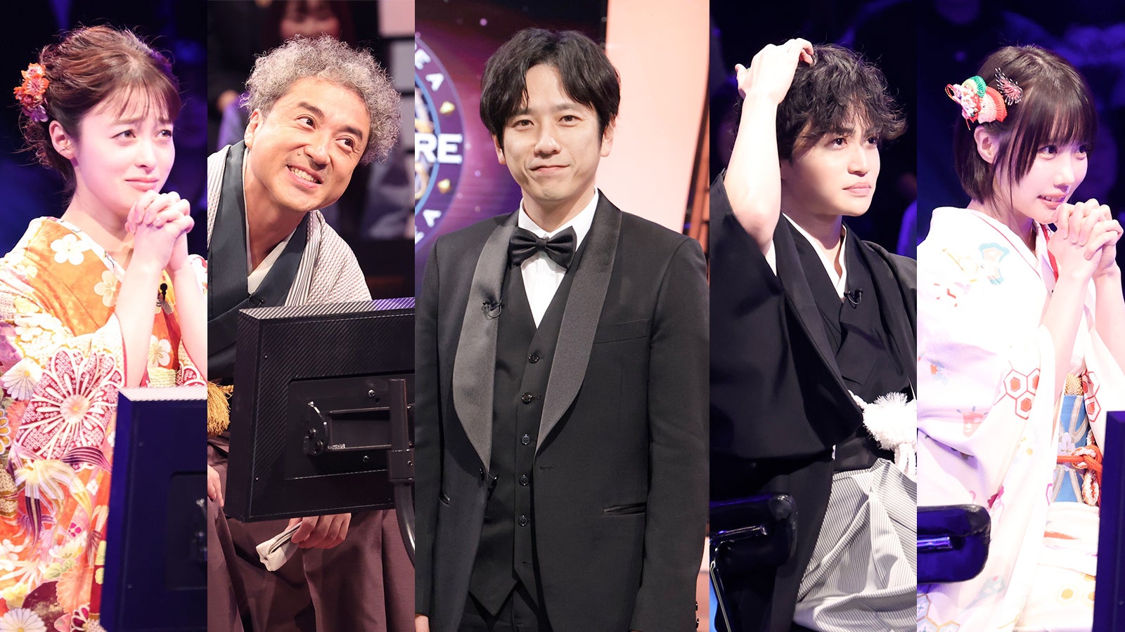 timelesz菊池風磨・ムロツヨシら、“新司会者”二宮和也と駆け引き勝負 元日放送「クイズ＄ミリオネア」収録風景を初解禁