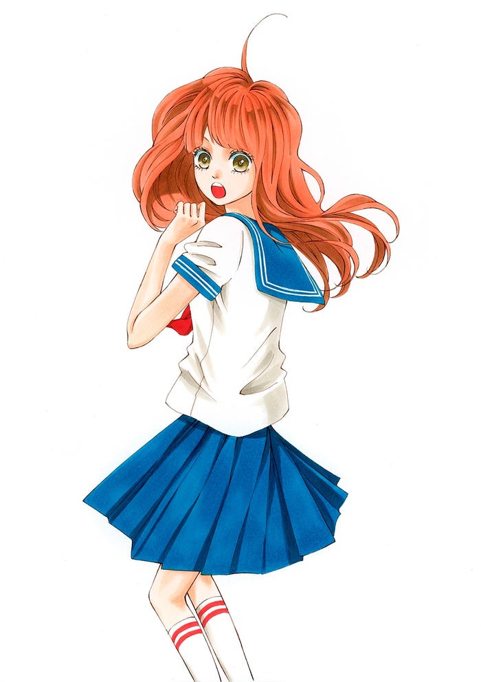 浜辺美波演じる佐丸あゆはの原作画像/(C)幸田もも子/集英社