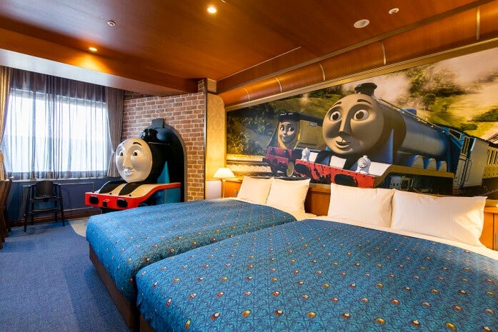 人気キャラクターのゴードンが主役の客室