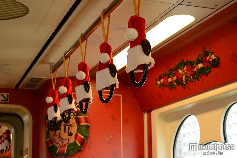 「ディズニー・クリスマス・ライナー」車内