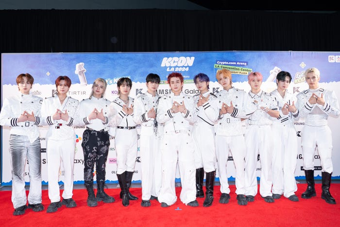 INI「KCON LA 2024」レッドカーペットDAY1(C)CJ ENM Co., Ltd, All Rights Reserved