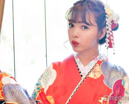 藤田ニコル、晴れ着姿もグッと大人に!2018年の抱負を語る