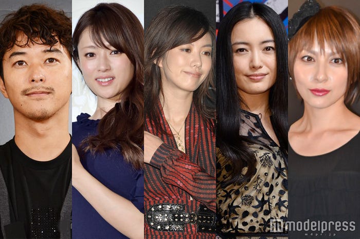 (左から)小橋賢児(常連)、深田恭子(to Heart 〜恋して死にたい〜)、ともさかりえ(金田一少年の事件簿)、仲間由紀恵(P.S. 元気です、俊平ほか)、奥菜恵(若葉のころほか) ともさかりえ/photo:Getty Images/ほか (C)モデルプレス