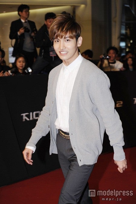 映画「G.I.ジョー バック2リベンジ」韓国プレミアに来場した東方神起のチャンミン(C) 2012 Paramount Pictures. All Rights Reserved.