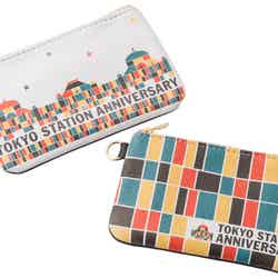 ビスコッティ トーキョウ デザイン/東京駅アニバーサリーレザーポーチ
各3,456円 (税込)/画像提供:(株)JR 東日本ステーションリテイリング