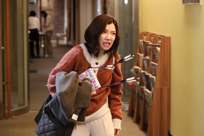 福田麻貴「婚活1000本ノック」第1話より(C)フジテレビ