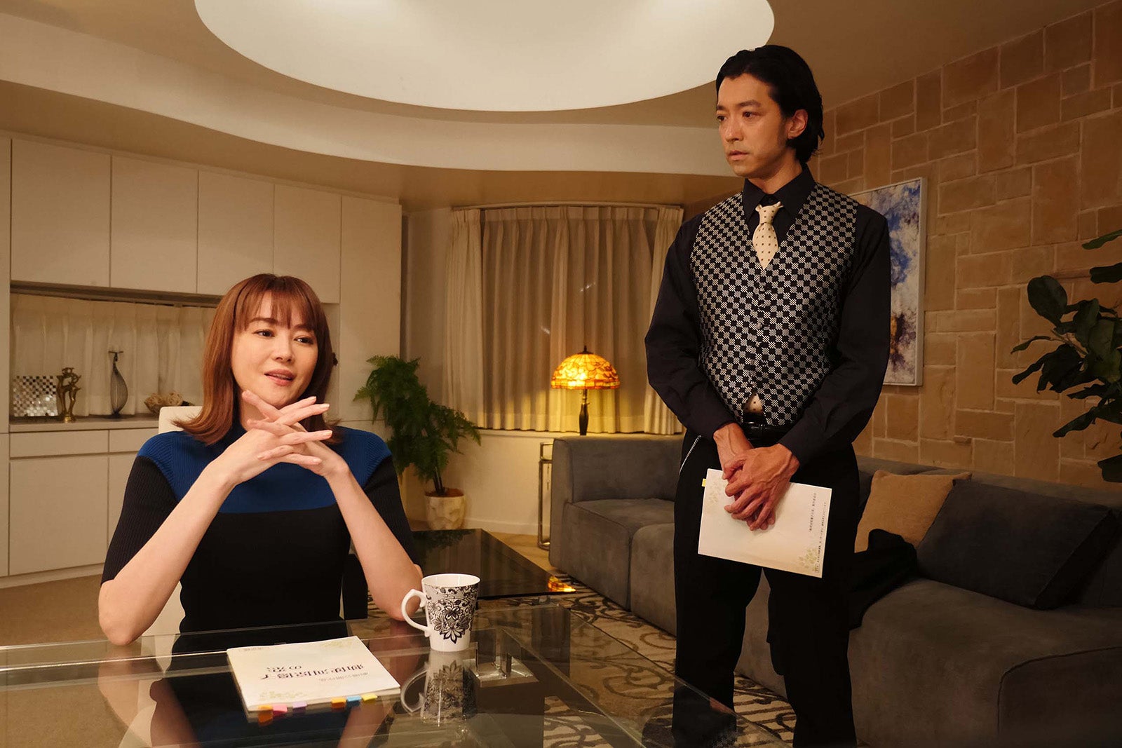 観月ありさ、金子ノブアキ （C）フジテレビ