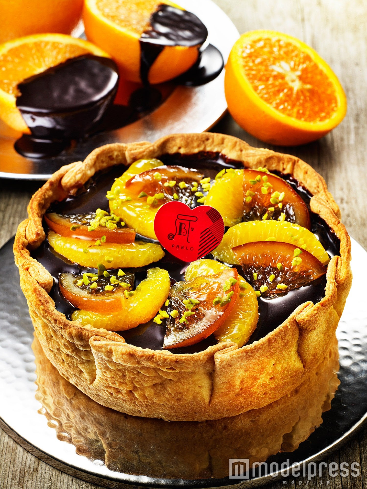 「ショコラオランジェチーズタルト」税込￥1，800（画像提供：PABLO）