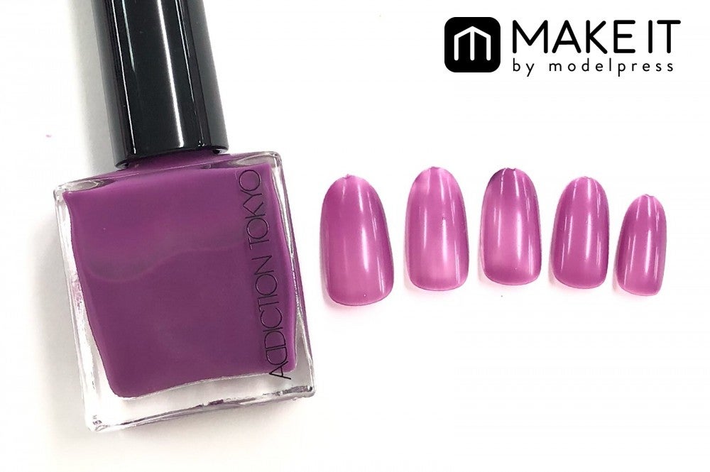 cap：アディクション／アディクション ザ ネイルポリッシュ L／081S Viola Mist (C)メイクイット