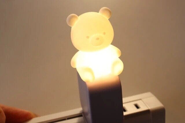 ダイソー ボイスコントロールライト(くま) ダイソーの可愛いボイスコントロールライト(くま)