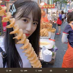 モデルプレス - HKT48矢吹奈子、母親と韓国旅行へ 明洞満喫ショットに反響